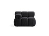 Bellis Modulares Sofa Einzelmodul Armlehne Links 94 cm mit Boucle-Polsterung (Rolf8) in Graphit – Bild 1