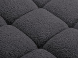 Bellis Modulares Sofa Einzelmodul Armlehne Links 94 cm mit Boucle-Polsterung (Rolf8) in Graphit – Bild 7