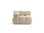 Bellis Modulares Sofa Einzelmodul Armlehne Links mit Boucle-Polsterung 94 cm – Bild 1