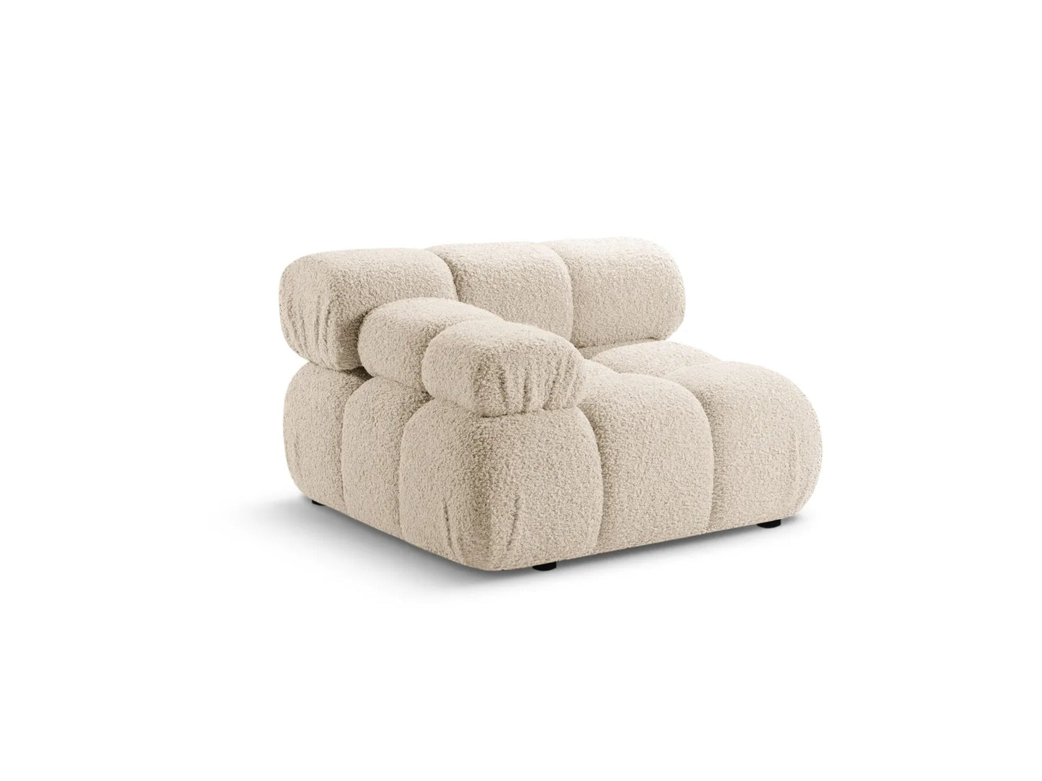 Bellis Modulares Sofa Einzelmodul Armlehne Links mit Boucle-Polsterung 94 cm – Bild 2