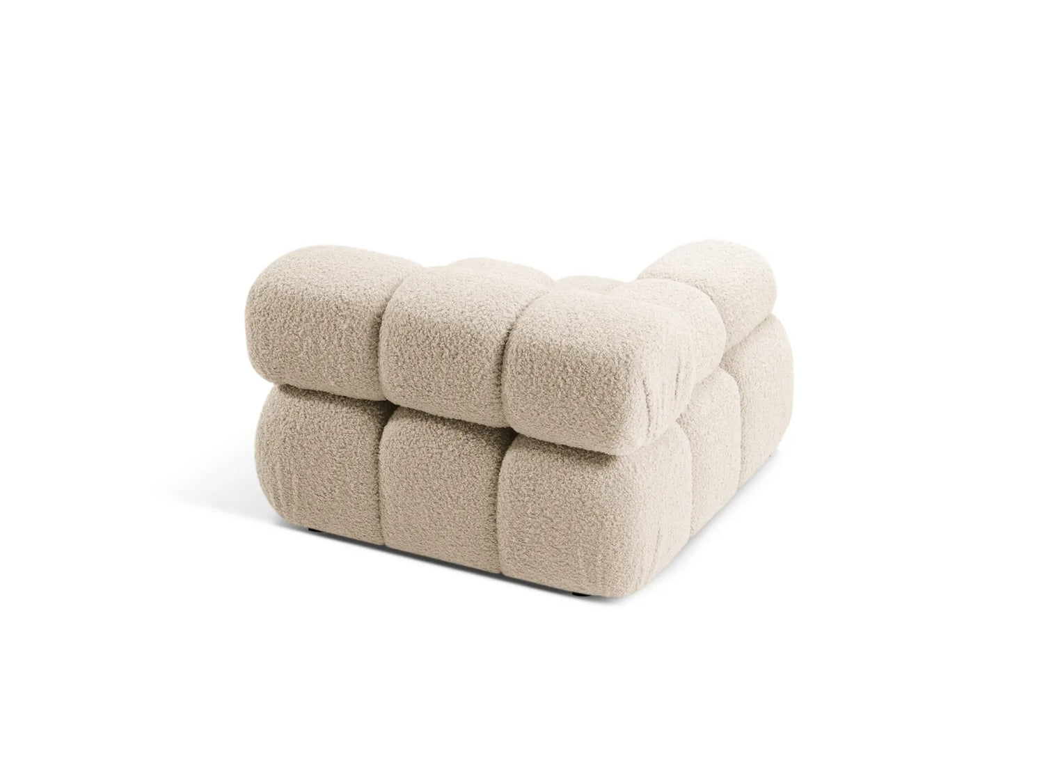 Bellis Modulares Sofa Einzelmodul Armlehne Links mit Boucle-Polsterung 94 cm – Bild 4