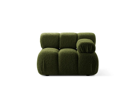Bellis Modulares Sofa Einzelmodul Armlehne Rechts 94 cm mit Boucle-Polsterung (Rolf14) in Grün – Bild 1