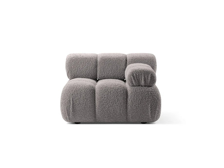 Bellis Modulares Sofa Einzelmodul Armlehne Rechts 94 cm mit Boucle-Polsterung (Rolf6) in Hellgrau – Bild 1