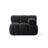 Bellis Modulares Sofa Einzelmodul Armlehne Rechts 94 cm mit Boucle-Polsterung (Rolf8) in Graphit – Bild 1