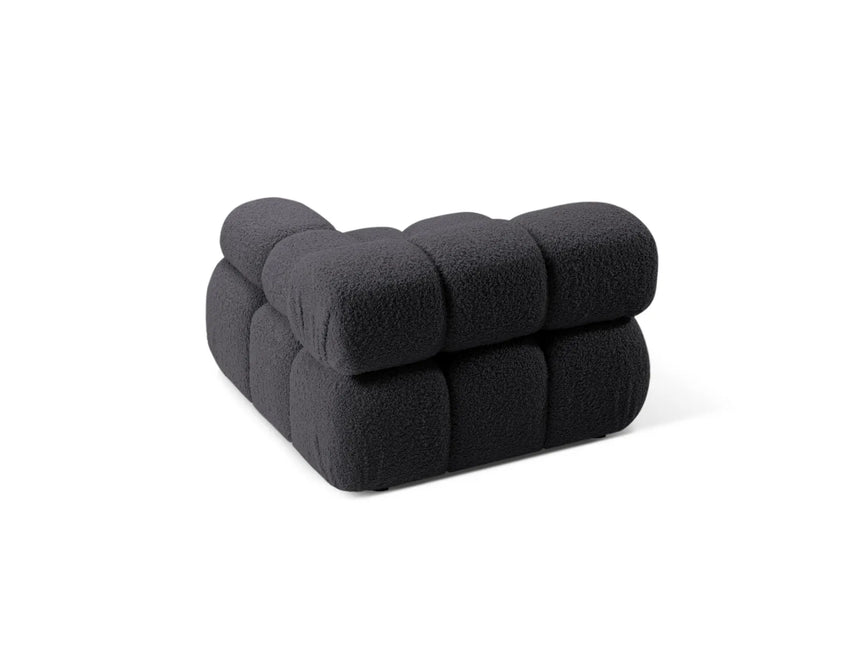 Bellis Modulares Sofa Einzelmodul Armlehne Rechts 94 cm mit Boucle-Polsterung (Rolf8) in Graphit – Bild 4