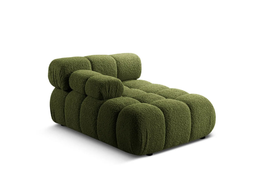 Bellis Modulares Sofa Einzelmodul Chaise Longue Links 155x94 cm mit Boucle-Polsterung (Rolf14) in Grün – Bild 3