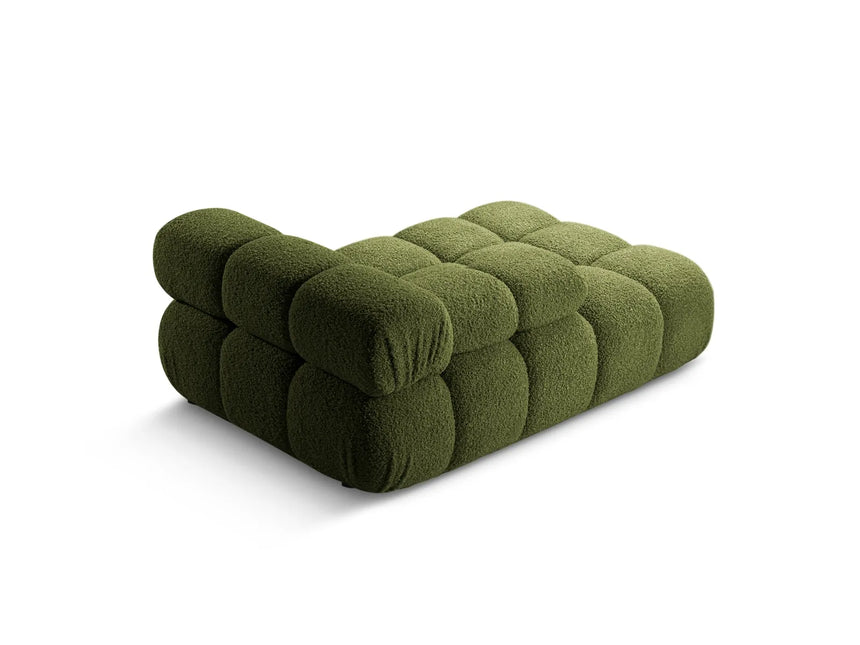 Bellis Modulares Sofa Einzelmodul Chaise Longue Links 155x94 cm mit Boucle-Polsterung (Rolf14) in Grün – Bild 4