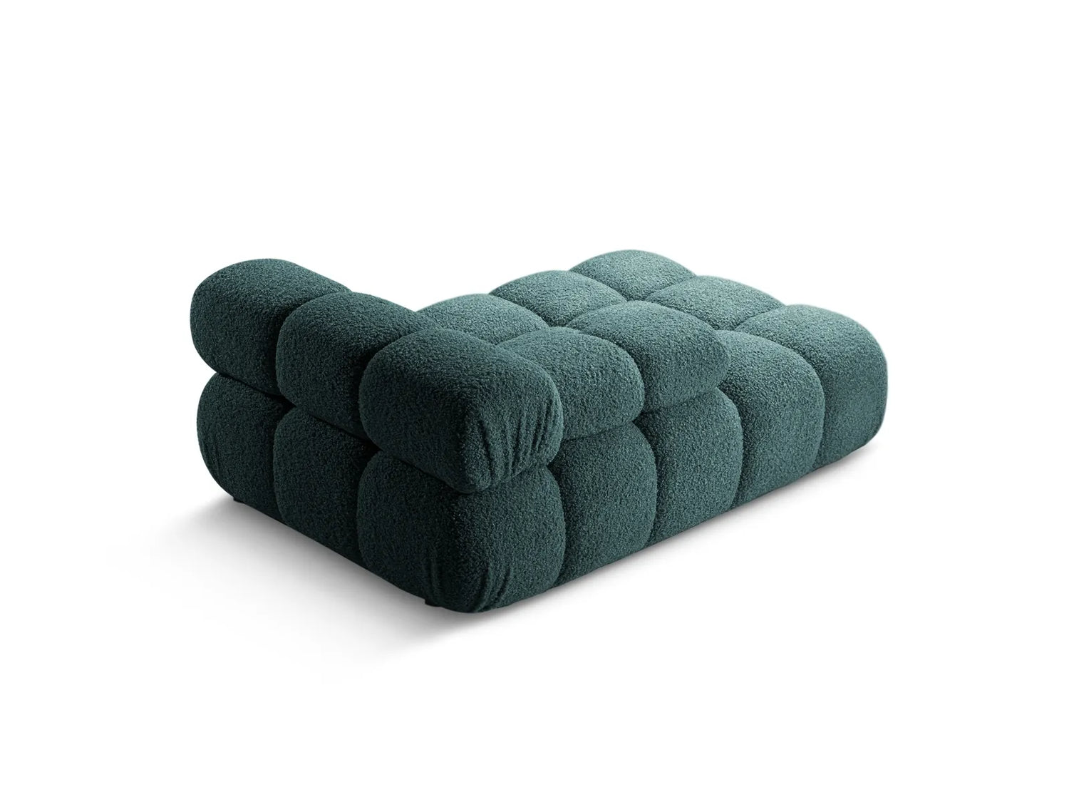 Bellis Modulares Sofa Einzelmodul Chaise Longue Links 155x94 cm mit Boucle-Polsterung (Rolf17) in Petrol – Bild 4