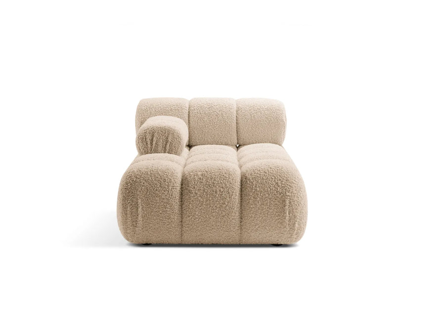 Bellis Modulares Sofa Einzelmodul Chaise Longue Links 155x94 cm mit Boucle-Polsterung (Rolf2) in Sand – Bild 1