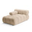 Bellis Modulares Sofa Einzelmodul Chaise Longue Links 155x94 cm mit Boucle-Polsterung (Rolf2) in Sand – Bild 2