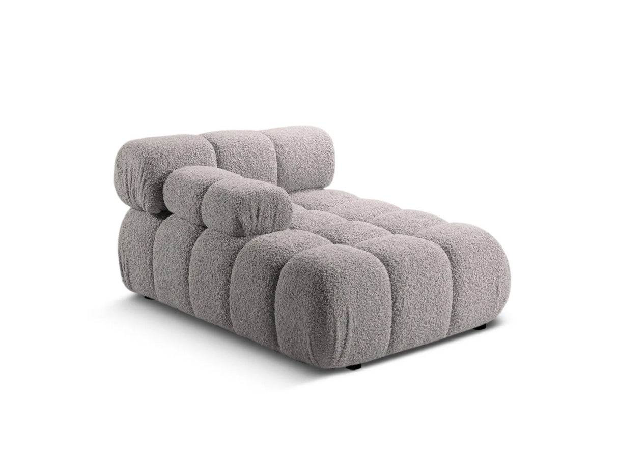Bellis Modulares Sofa Einzelmodul Chaise Longue Links 155x94 cm mit Boucle-Polsterung (Rolf6) in Hellgrau – Bild 3