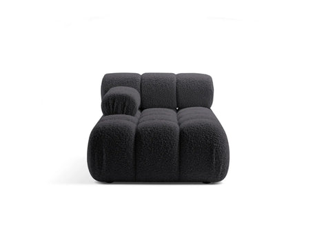 Bellis Modulares Sofa Einzelmodul Chaise Longue Links 155x94 cm mit Boucle-Polsterung (Rolf8) in Graphit – Bild 1