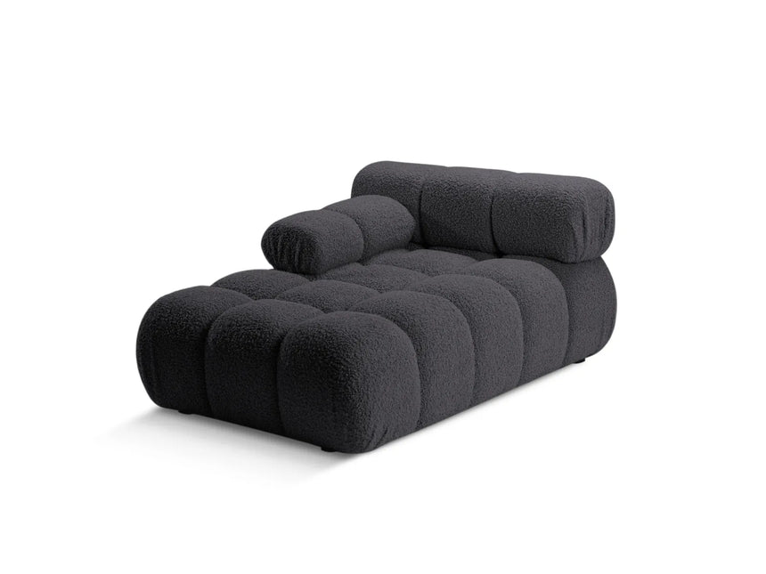Bellis Modulares Sofa Einzelmodul Chaise Longue Links 155x94 cm mit Boucle-Polsterung (Rolf8) in Graphit – Bild 2
