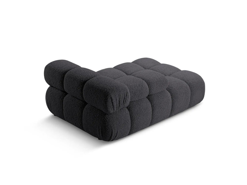 Bellis Modulares Sofa Einzelmodul Chaise Longue Links 155x94 cm mit Boucle-Polsterung (Rolf8) in Graphit – Bild 4