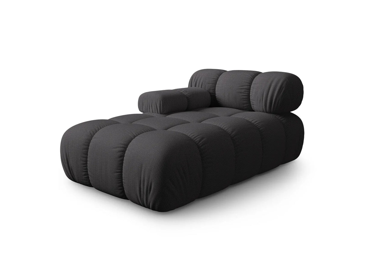 Bellis Modulares Sofa Einzelmodul Chaise Longue Links mit 3D-Stoff (Son15) in Espresso, 155x94 cm – Bild 5