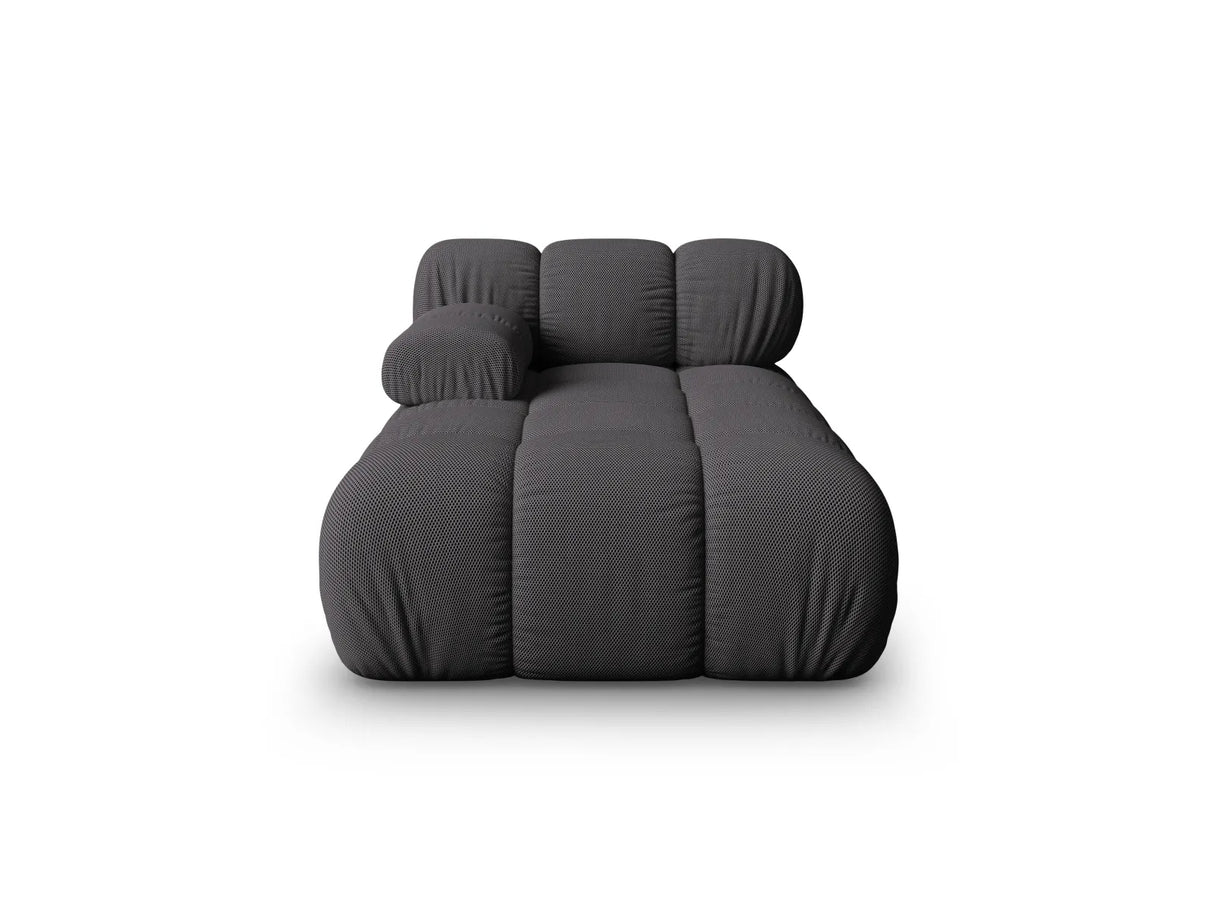 Bellis Modulares Sofa Einzelmodul Chaise Longue Links mit 3D-Stoff (Son15) in Espresso, 155x94 cm – Bild 6