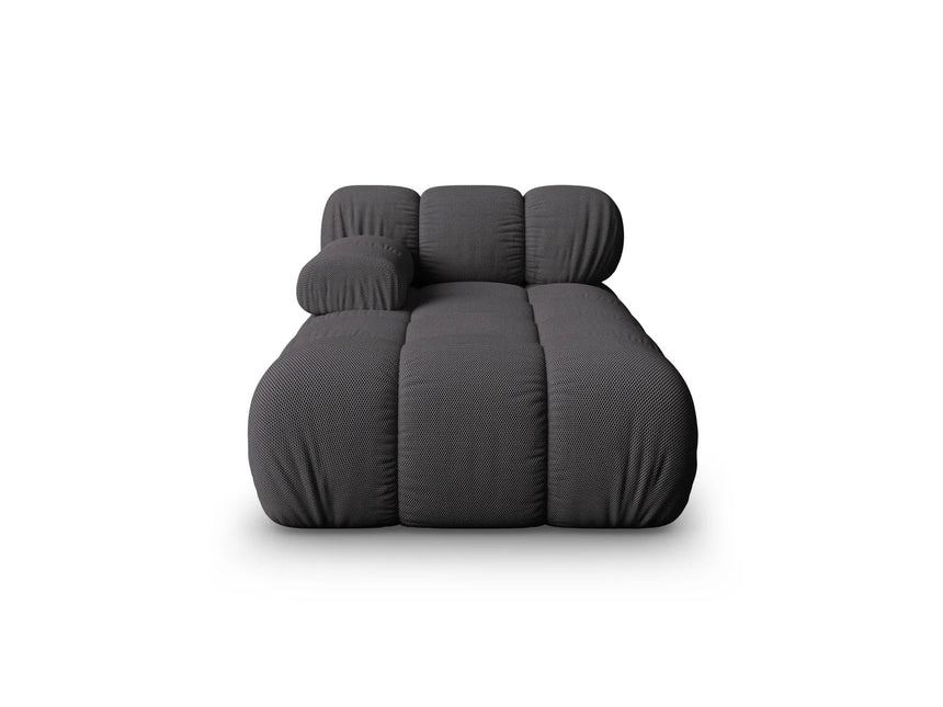Bellis Modulares Sofa Einzelmodul Chaise Longue Links mit 3D-Stoff (Son15) in Espresso, 155x94 cm – Bild 6