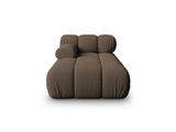 Bellis Modulares Sofa Einzelmodul Chaise Longue Links mit 3D-Stoff (Son40) in Braun, 155x94 cm – Bild 1