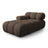 Bellis Modulares Sofa Einzelmodul Chaise Longue Links mit 3D-Stoff (Son40) in Braun, 155x94 cm – Bild 2