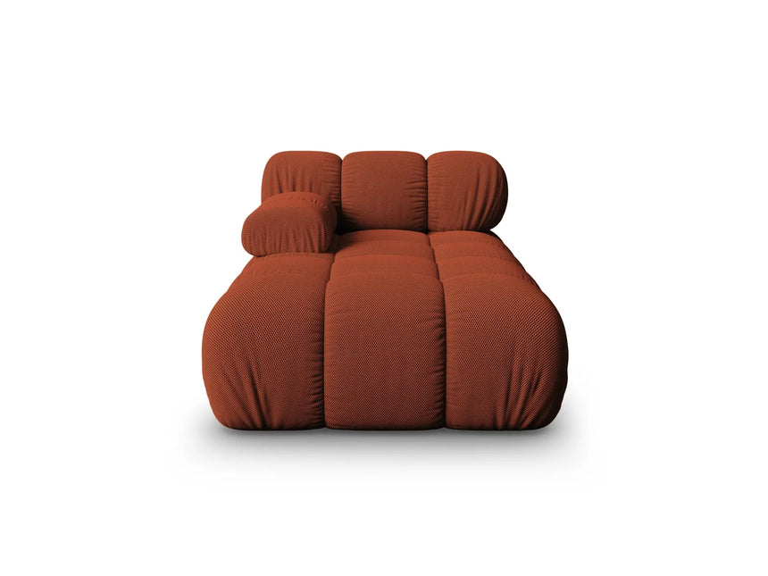 Bellis Modulares Sofa Einzelmodul Chaise Longue Links mit 3D-Stoff (Son44) in Ziegel, 155x94 cm – Bild 1