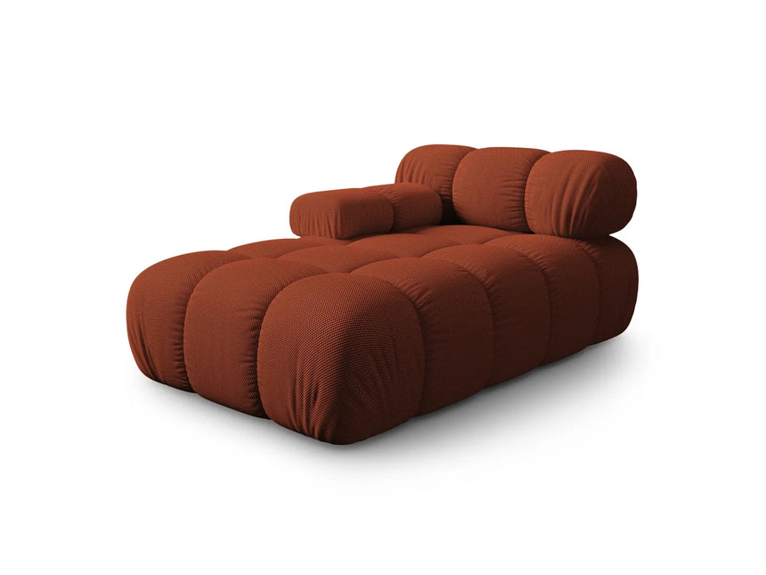 Bellis Modulares Sofa Einzelmodul Chaise Longue Links mit 3D-Stoff (Son44) in Ziegel, 155x94 cm – Bild 6