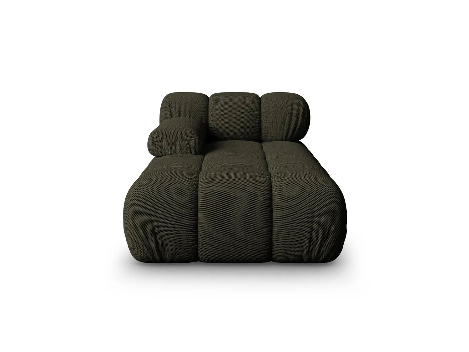 Bellis Modulares Sofa Einzelmodul Chaise Longue Links mit 3D-Stoff (Son77) in Amazon grün, 155x94 cm – Bild 2