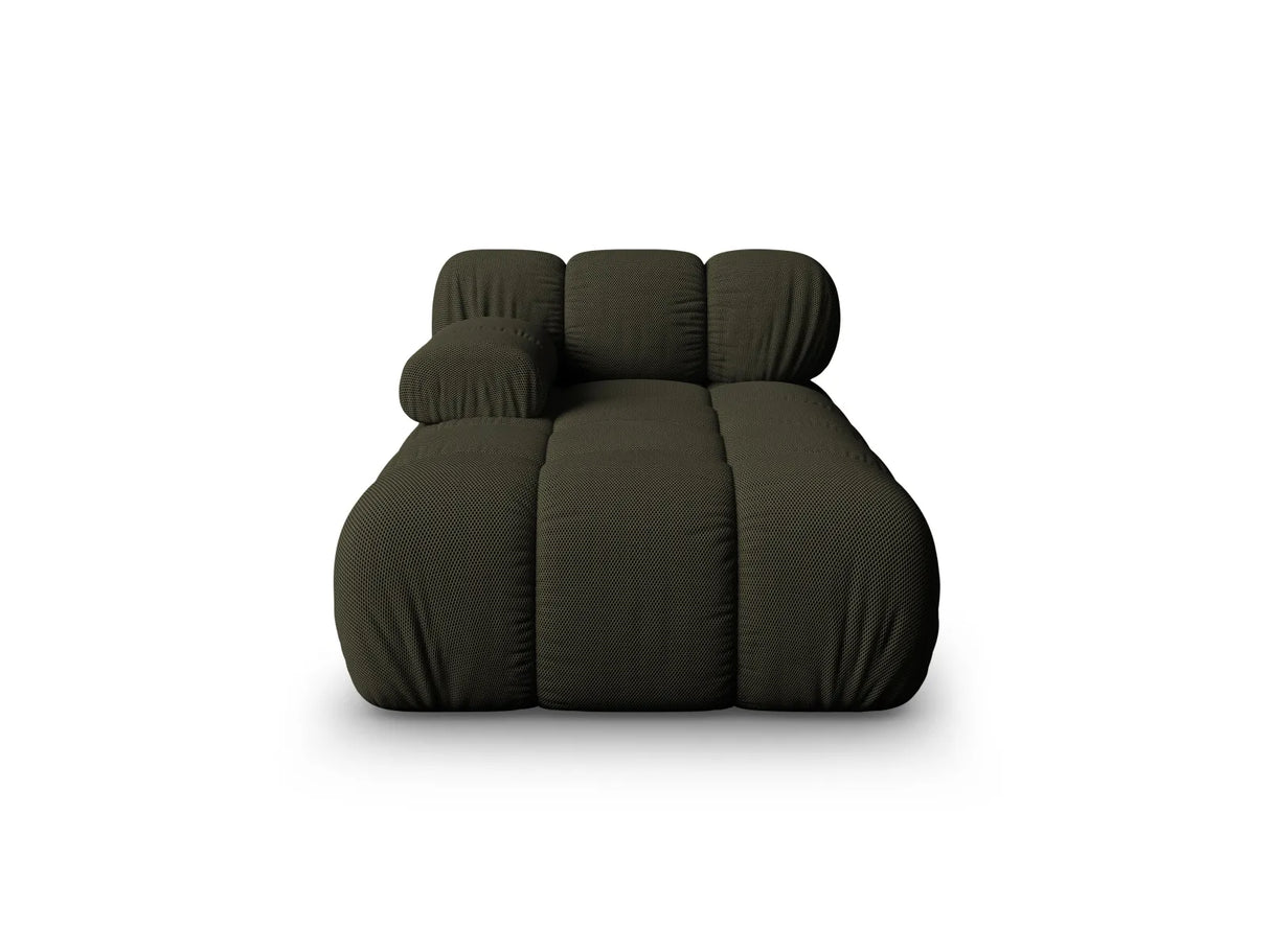 Bellis Modulares Sofa Einzelmodul Chaise Longue Links mit 3D-Stoff (Son77) in Amazon grün, 155x94 cm – Bild 2