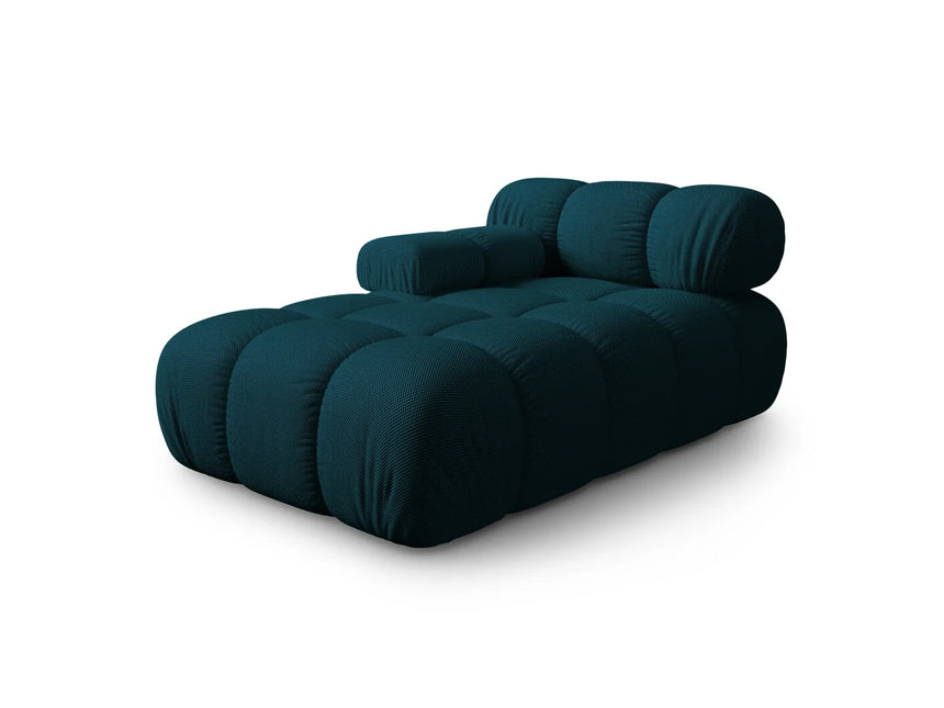 Bellis Modulares Sofa Einzelmodul Chaise Longue Links mit 3D-Stoff (Son87) in Marineblau, 155x94 cm – Bild 2