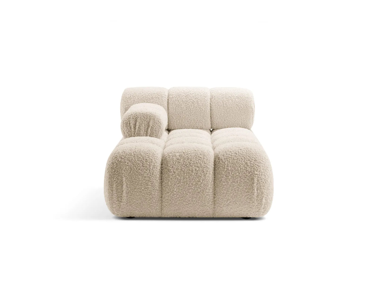 Bellis Modulares Sofa Einzelmodul Chaise Longue Links mit Boucle-Polsterung 155x94 cm – Bild 1