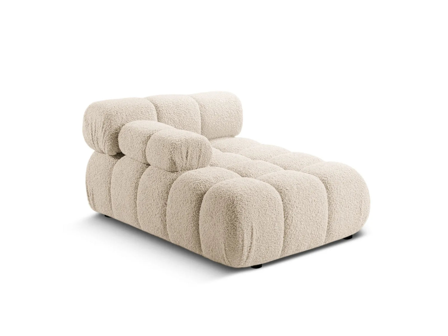 Bellis Modulares Sofa Einzelmodul Chaise Longue Links mit Boucle-Polsterung 155x94 cm – Bild 3
