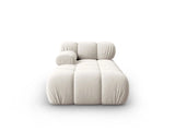 Bellis Modulares Sofa Einzelmodul Chaise Longue Links mit Samt-Stoff (Blu30) in Dunkelbeige, 155x94 cm – Bild 1