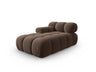 Bellis Modulares Sofa Einzelmodul Chaise Longue Links mit Samt-Stoff (Blu48) in Dunkelbraun, 155x94 cm – Bild 2