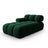 Bellis Modulares Sofa Einzelmodul Chaise Longue Links mit Samt-Stoff (Blu78) in Flaschengrün, 155x94 cm – Bild 2