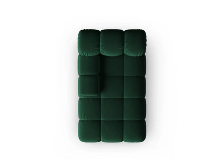 Bellis Modulares Sofa Einzelmodul Chaise Longue Links mit Samt-Stoff (Blu78) in Flaschengrün, 155x94 cm – Bild 4