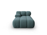 Bellis Modulares Sofa Einzelmodul Chaise Longue Links mit Samt-Stoff (Blu85) in Türkis, 155x94 cm – Bild 1