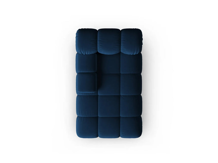 Bellis Modulares Sofa Einzelmodul Chaise Longue Links mit Samt-Stoff (Blu86) in Königsblau, 155x94 cm – Bild 4