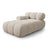 Bellis Modulares Sofa Einzelmodul Chaise Longue Links mit Samtbezug oder 3D-Stoff, 155x94 cm – Bild 2
