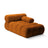 Bellis Modulares Sofa Einzelmodul Chaise Longue Rechts 155x94 cm mit Boucle-Polsterung (Rolf10) in Ziegel – Bild 3