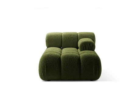 Bellis Modulares Sofa Einzelmodul Chaise Longue Rechts 155x94 cm mit Boucle-Polsterung (Rolf14) in Grün – Bild 1