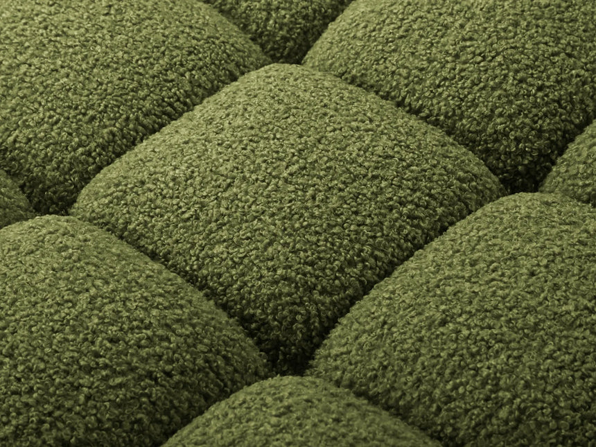Bellis Modulares Sofa Einzelmodul Chaise Longue Rechts 155x94 cm mit Boucle-Polsterung (Rolf14) in Grün – Bild 7