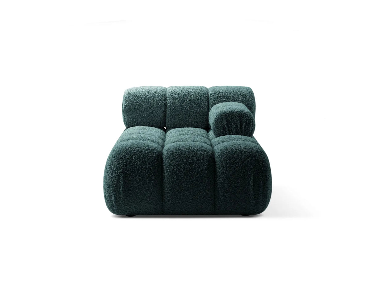 Bellis Modulares Sofa Einzelmodul Chaise Longue Rechts 155x94 cm mit Boucle-Polsterung (Rolf17) in Petrol – Bild 2
