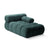 Bellis Modulares Sofa Einzelmodul Chaise Longue Rechts 155x94 cm mit Boucle-Polsterung (Rolf17) in Petrol – Bild 3