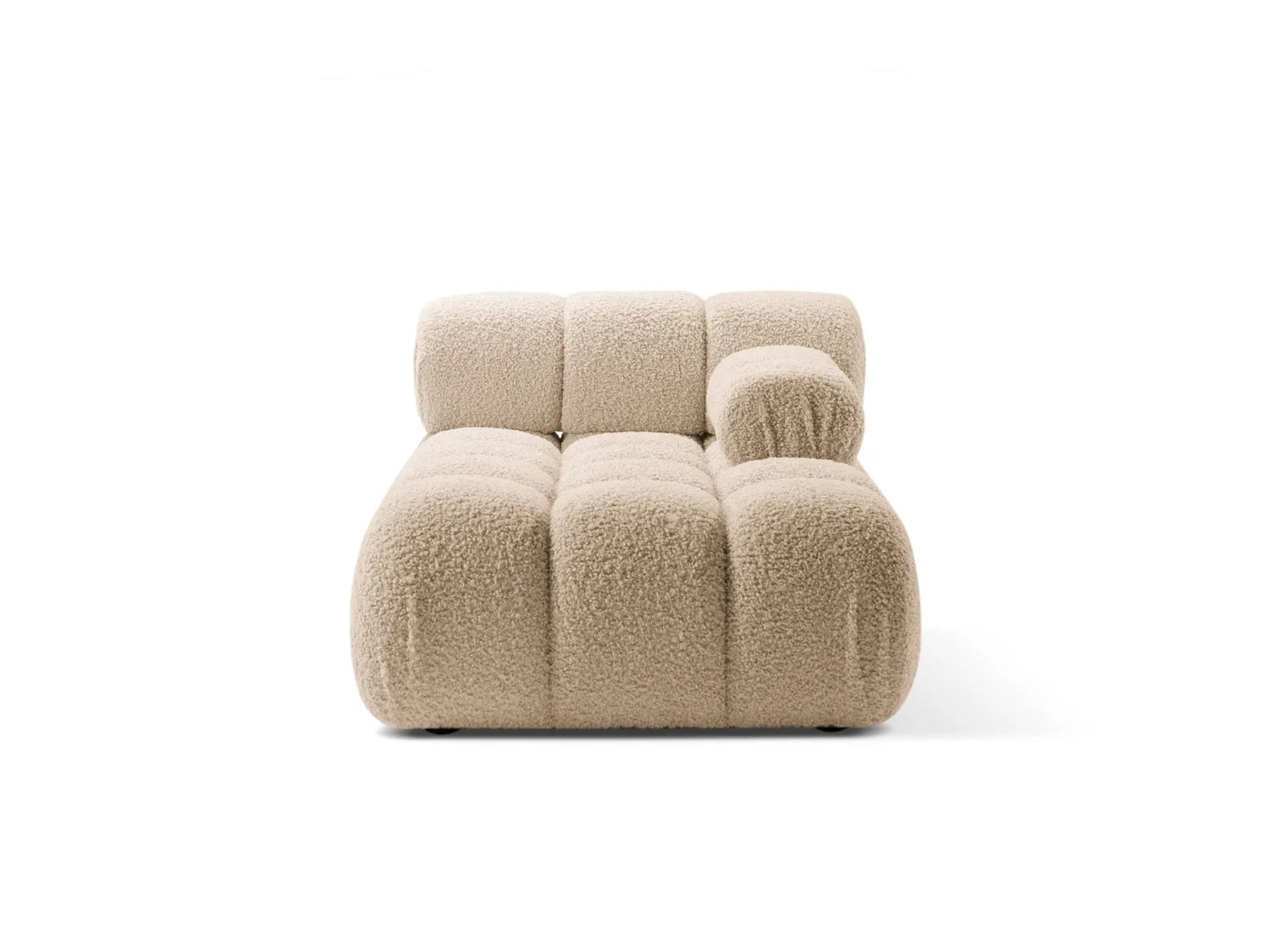 Bellis Modulares Sofa Einzelmodul Chaise Longue Rechts 155x94 cm mit Boucle-Polsterung (Rolf2) in Sand – Bild 1