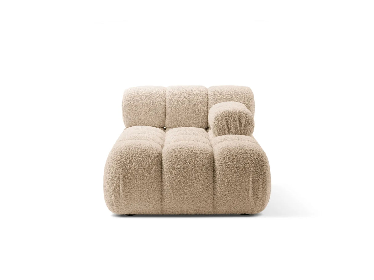Bellis Modulares Sofa Einzelmodul Chaise Longue Rechts 155x94 cm mit Boucle-Polsterung (Rolf2) in Sand – Bild 1