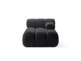 Bellis Modulares Sofa Einzelmodul Chaise Longue Rechts 155x94 cm mit Boucle-Polsterung (Rolf8) in Graphit – Bild 1