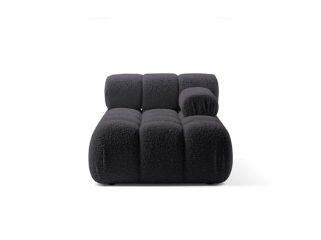 Bellis Modulares Sofa Einzelmodul Chaise Longue Rechts 155x94 cm mit Boucle-Polsterung (Rolf8) in Graphit – Bild 1