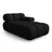 Bellis Modulares Sofa Einzelmodul Chaise Longue Rechts mit 3D-Stoff (Son19) in Schwarz, 155x94 cm – Bild 3