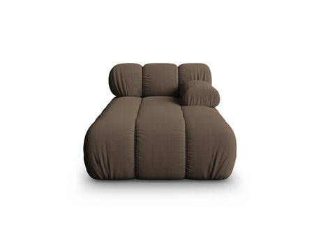 Bellis Modulares Sofa Einzelmodul Chaise Longue Rechts mit 3D-Stoff (Son40) in Braun, 155x94 cm – Bild 1