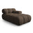 Bellis Modulares Sofa Einzelmodul Chaise Longue Rechts mit 3D-Stoff (Son40) in Braun, 155x94 cm – Bild 2