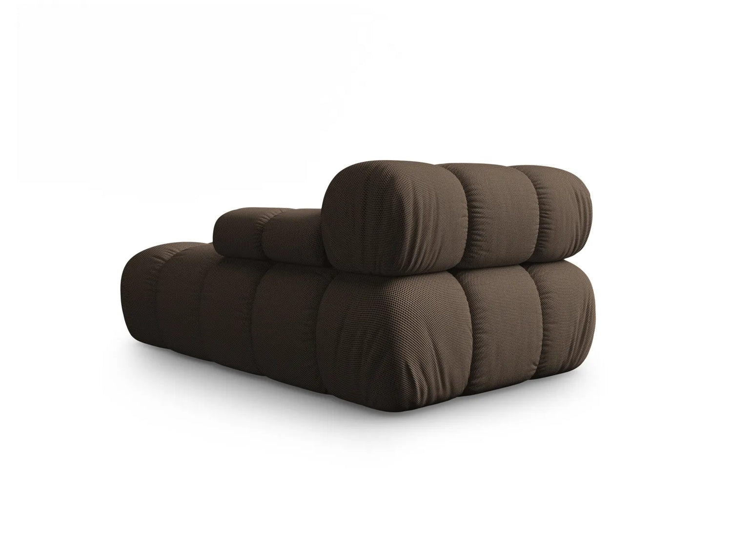 Bellis Modulares Sofa Einzelmodul Chaise Longue Rechts mit 3D-Stoff (Son40) in Braun, 155x94 cm – Bild 4